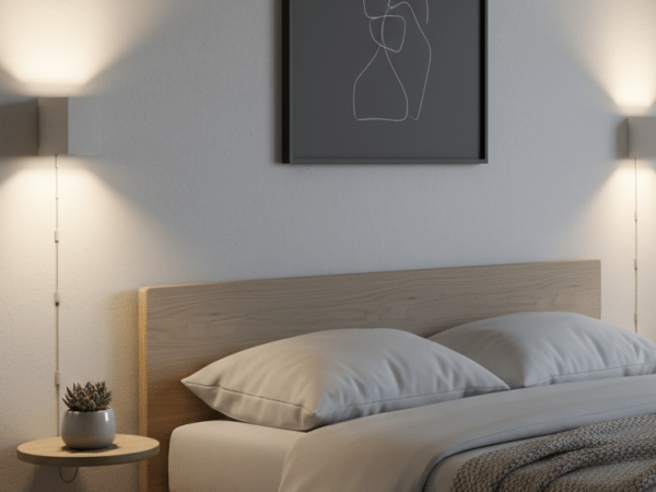 Minimalist Indoor Wall Lamps for Bedroom: Kam Mein Zyada ka&nbsp;Sukoon