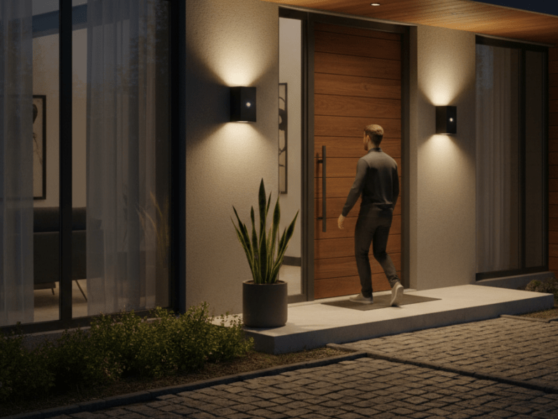 Modern Outdoor Wall Lights with Motion Sensor: Style aur Suraksha ka Perfect&nbsp;Combo