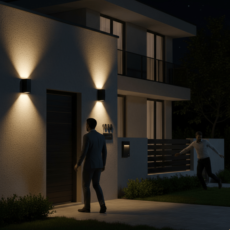 LED Outdoor Wall Sconces with Sensor: Apne Ghar ki Security aur Shaan Dono&nbsp;Badhayein